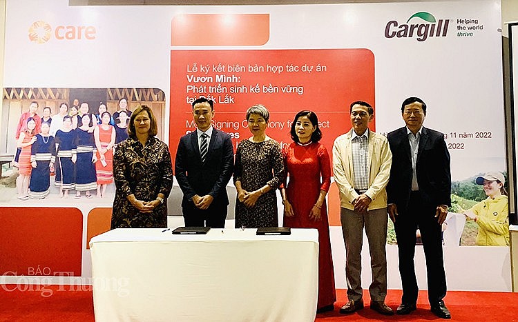 Cargill “bắt tay” cùng CARE International phát triển nông nghiệp bền vững tại Đắk Lắk