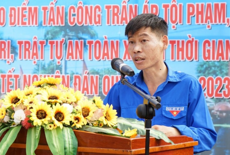 Ông Nguyễn Quang Trung - Bí thư Huyện đoàn Buôn Đôn, tỉnh Đắk Lắk