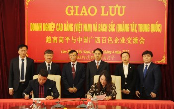 Thúc đẩy hợp tác, đầu tư giữa các doanh nghiệp Cao Bằng (Việt Nam) và Bách Sắc (Trung Quốc)