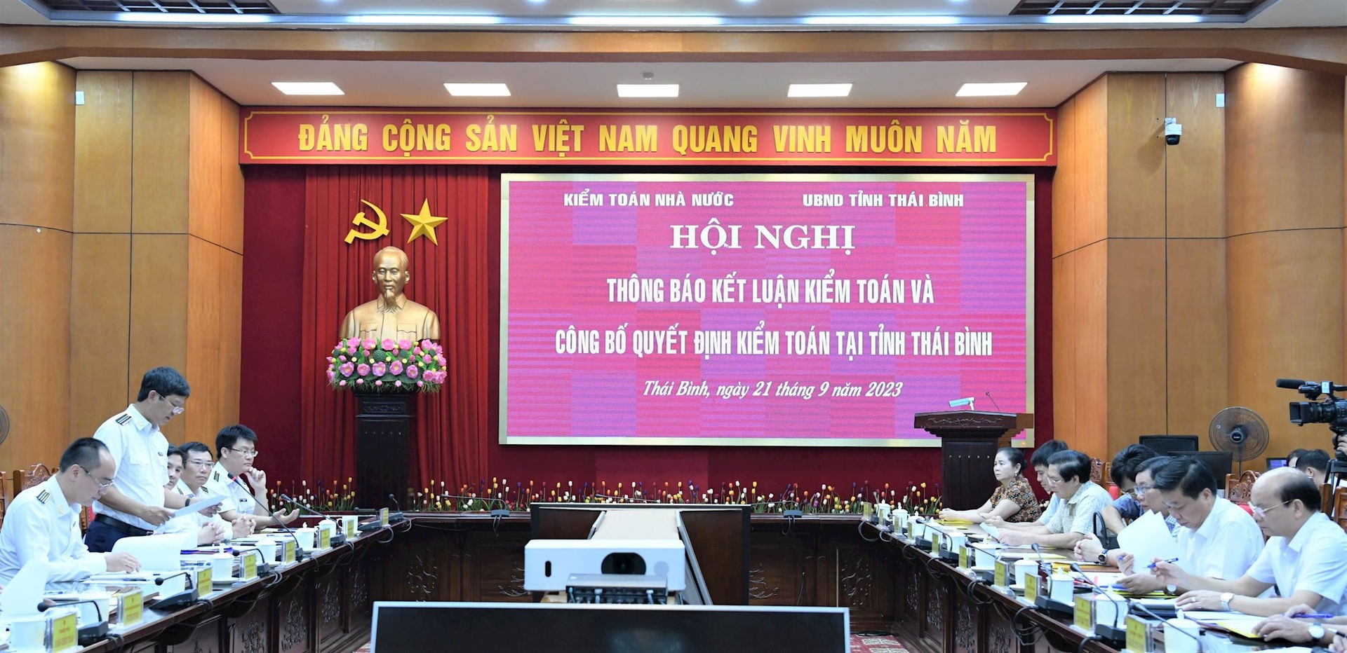Kiểm toán nhà nước thực hiện kiểm toán tại Thái Bình