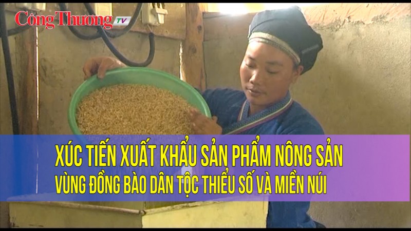 Xúc tiến xuất khẩu sản phẩm nông sản vùng đồng bào dân tộc thiểu số và miền núi